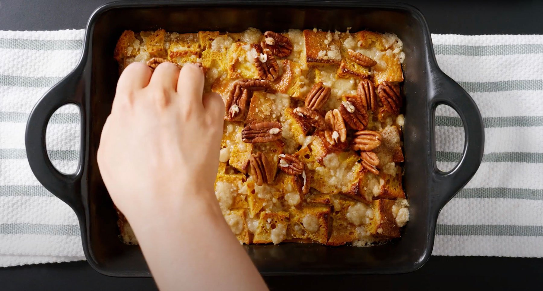 An image of Pumpkin French Toast Casserole recipe.