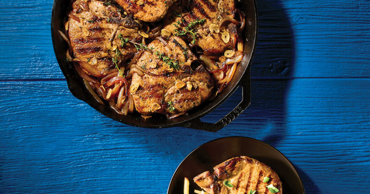 HyVee Seasons Cooking Pork Chops Grilled & Baked Pork Chop…